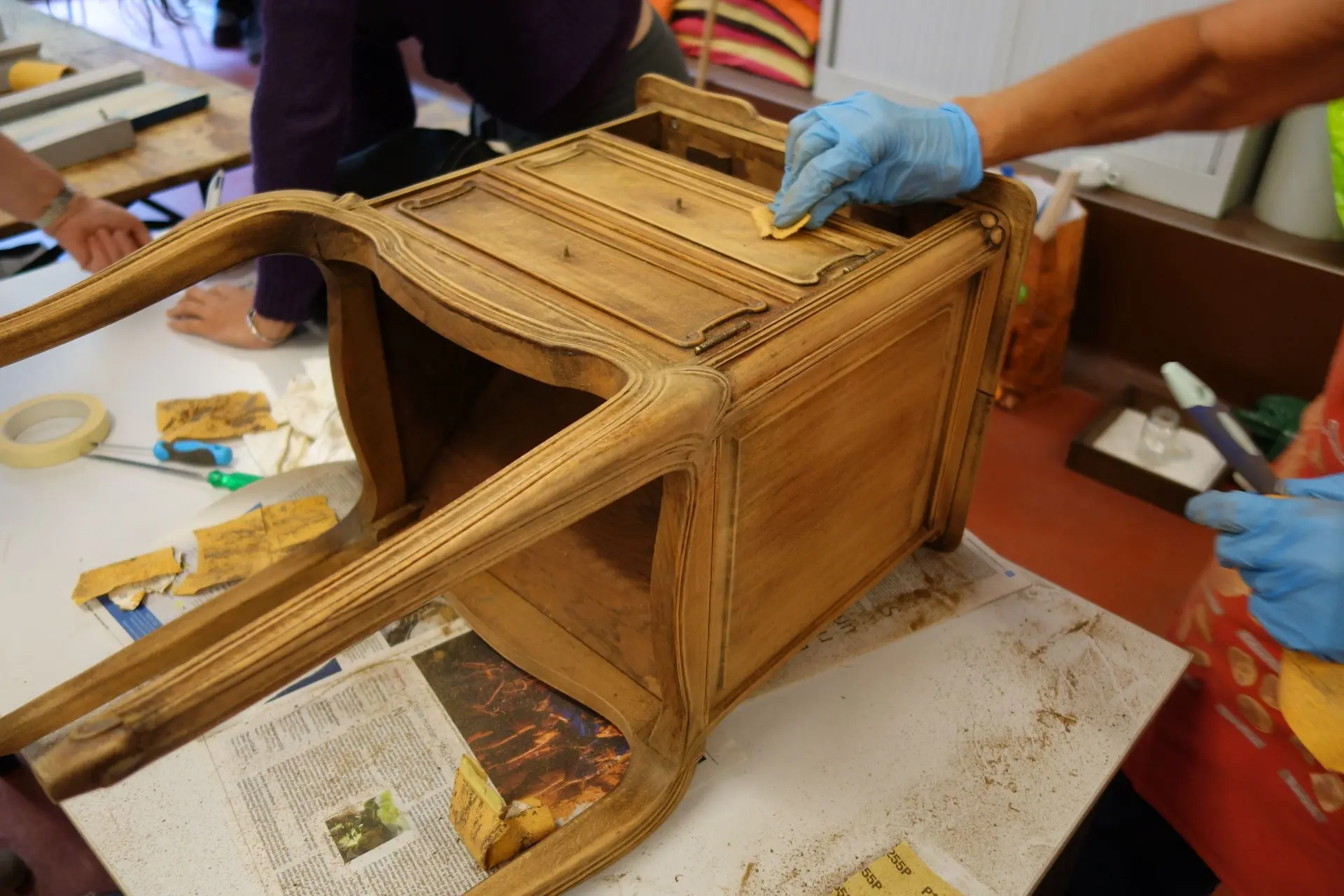 Outils d'ébéniste, ciseaux à bois